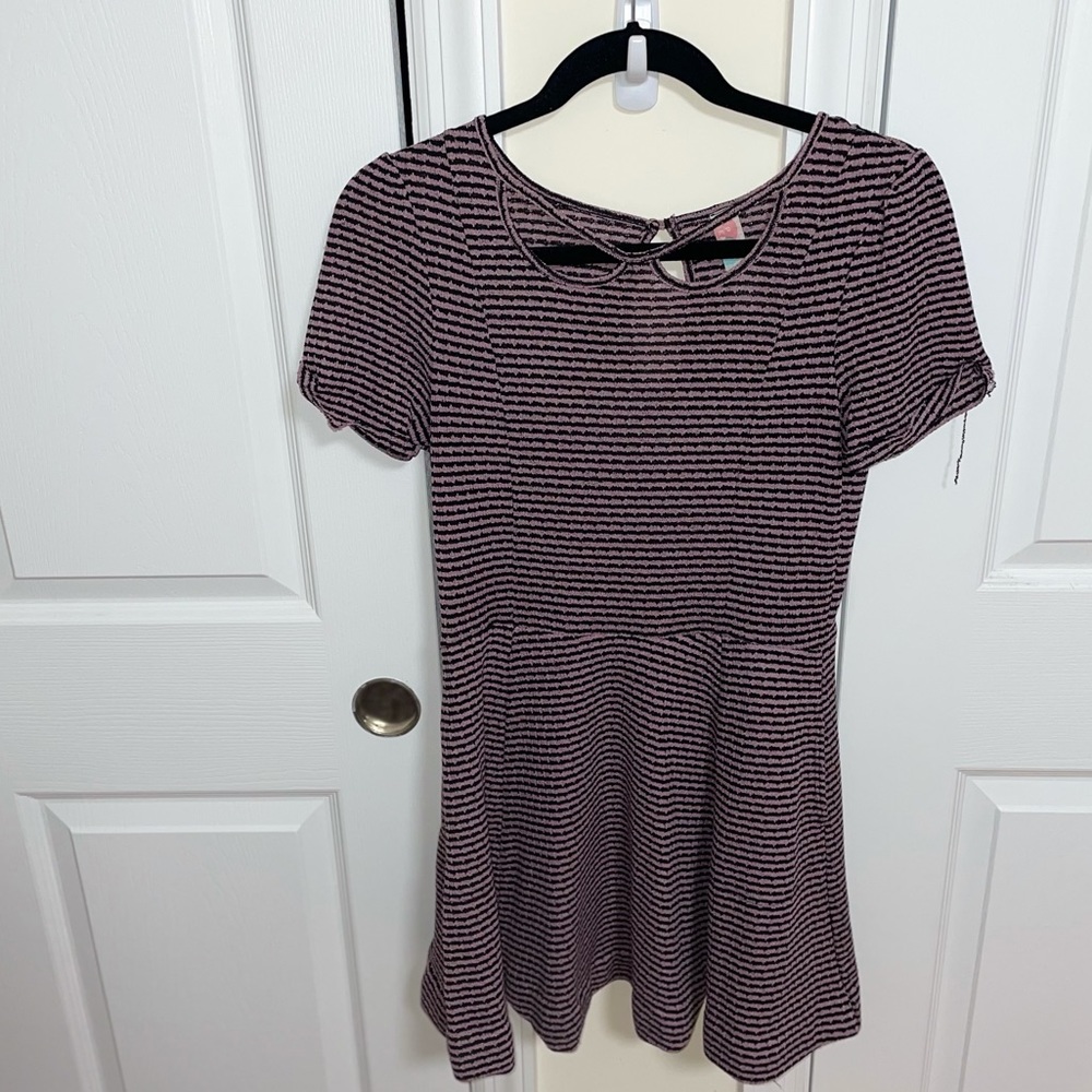 Free people purple striped dress